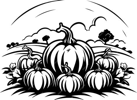 Premium Vector Free Vector Hand Drawn Halloween Pumpkin Silhouette