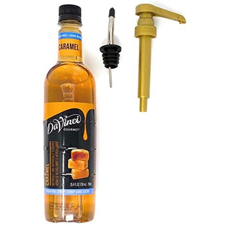 Davinci Gourmet Sugar Free Syrup Ml Plastic Bottle And Syrup Pump