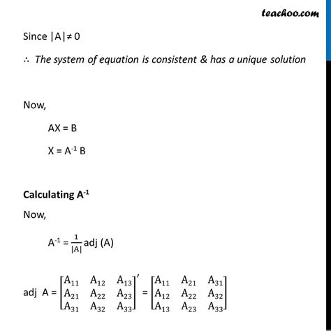 Ex Solve Using Matrix Method Class Cbse Ncert