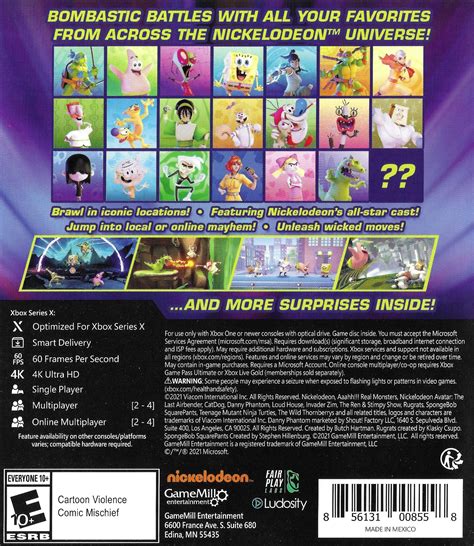 Nickelodeon All Star Brawl Jenny Brawler Pack Box Shot For Xbox Series