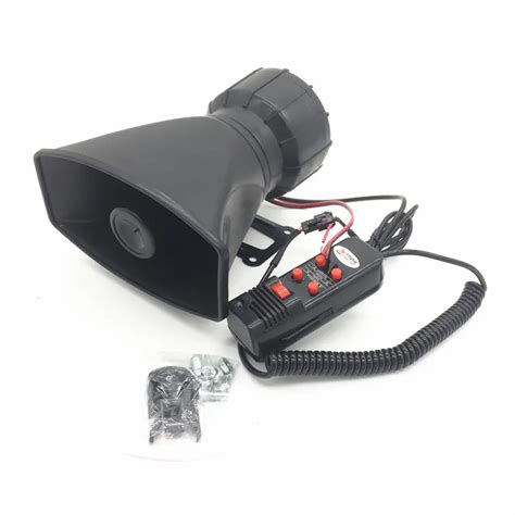 Dc V W Tone Police Horn Alarm Siren Car Motorcycle Truck Tape