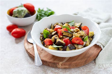 Insalata Di Melanzane E Pomodori Gustosa Ricetta Estiva