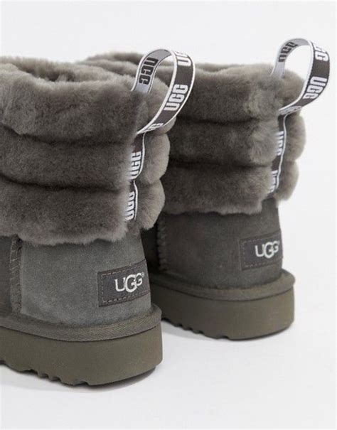 Quilted Boots Outfit Mini Uggs Outfit Grey Uggs Grey Ugg Boots Cute