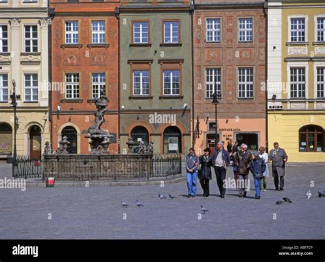 Poznan Wielkopolska Poland Stary Rynek Old Market Square Painted