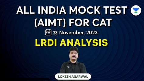 All India Mock Test AIMT Analysis 23rd Nov LRDI CAT 2023