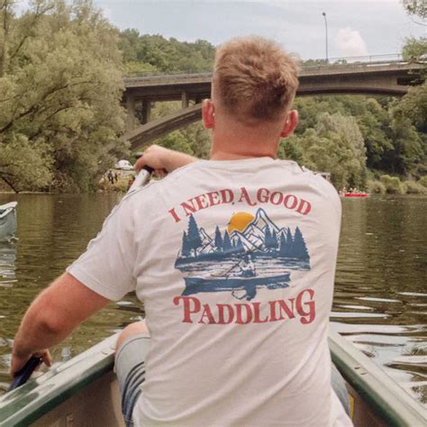 Retro I Need A Good Paddling Kayaking Kayaker T Shirt Zazzle