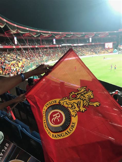 Free Flags For All Fans At RCB Challengers M Chinnaswamy Stadium