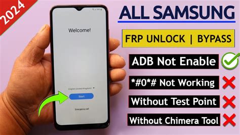 All Samsung Frp Bypass 2024 ADB Enable Fail Without Code 0