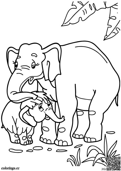 99 Baby Elephant Coloring Pages FREE Printable 99 Coloring Craze