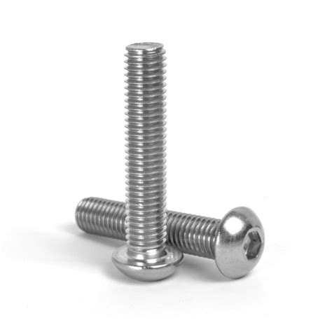 M3 X 6mm Button Head Allen Bolts Screws Stainless Steel A2 304 Iso 7380