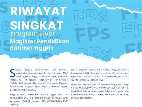 Magister Pendidikan Bahasa Inggris Unindra