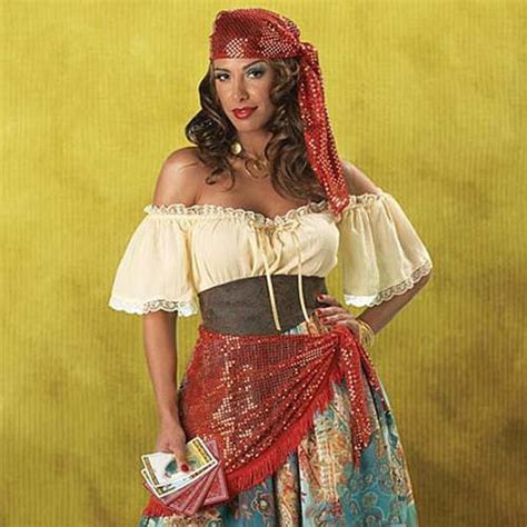 Fortune Teller Complete Gypsy Halloween Costume