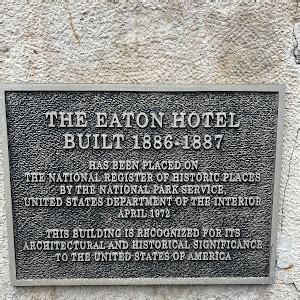 Read the Plaque - The Eaton Hotel