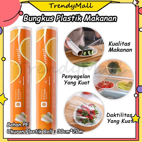 Jual Plastik Wrap Pembungkus Makanan Cm X M Plastik Wrap Pembungkus