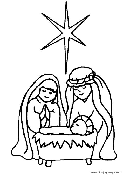 Dibujo De Nacimiento De Jesus Nazaret 002 Dibujos Y Juegos Para Nativity Coloring Pages