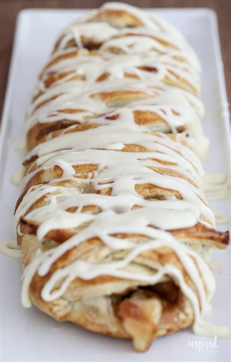 Easy Braided Apple Strudel Recipe With Puff Pastry