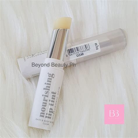 Bath And Body Works Nourishing Lip Tint With Hyaluronic Acid Clear