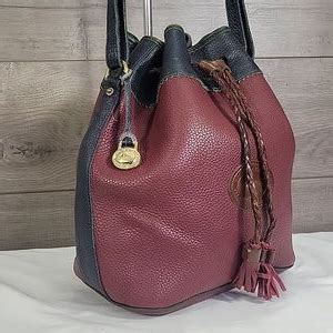 Dooney Bourke Bags Vintage Dooney Bourke Burgundy Color Block