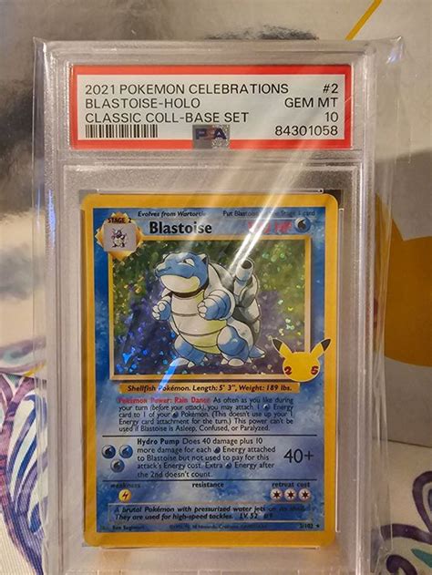 Turtok Blastoise Celebrations Classic Base Set No Psa Kaufen