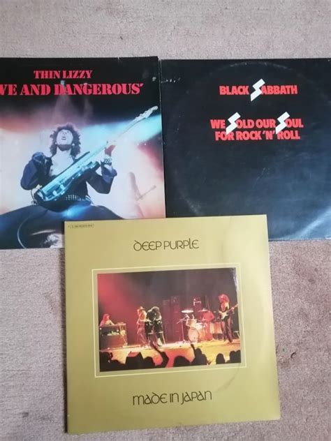 Thin Lizzy Black Sabbath Deep Purple 3 Albums Catawiki