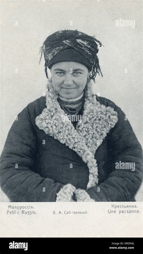 Russian Peasant Woman Stock Photo - Alamy