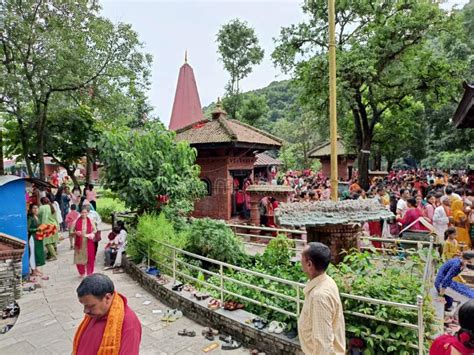 Temple in Nepal,situated at Pokhara City. Editorial Image - Image of ...