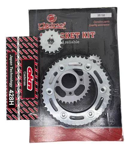 Kit Transmision Honda Xr 150 Cadena Reforzada Motoshop16