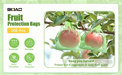 Amazon Pcs Fruit Protection Bags Fruit Netting Bags With