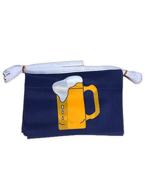 Beer Pubs Clubs Garden Flags Small 3 Metre 10 Flags Bunting