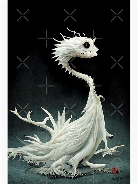 White Dragon Poster For Sale By Ala Of Art Redbubble