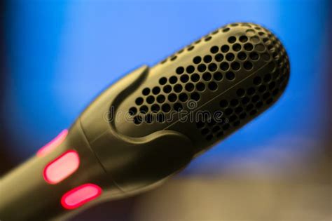 Microphone at the Conference Room Stock Image - Image of event, information: 81392281