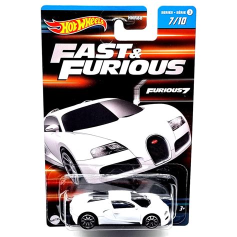 Mattel Hot Wheels Αυτοκινητάκια Ταινίες Fast And Furious Bugatti