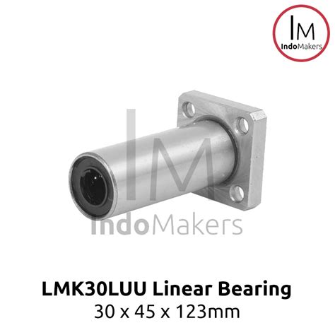 Jual LMK30LUU LMK 30 LUU Linear Motion Square Flange Bearing Shopee