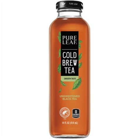 Pure Leaf Unsweetened Cold Brew Black Iced Tea Bottle 14 Fl Oz Kroger