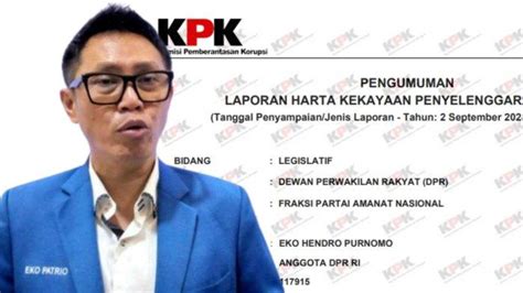 Intip Harta Kekayaan Eko Patrio Yang Ditunjuk Jadi Sekjen Pan Gantikan