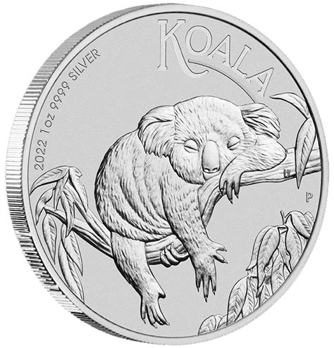 1 Oz Silver Perth Mint Koala Coin 2022