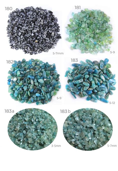 250 Types Tumbled Crystal Chips 60g Packs Gemstone Chips Etsy