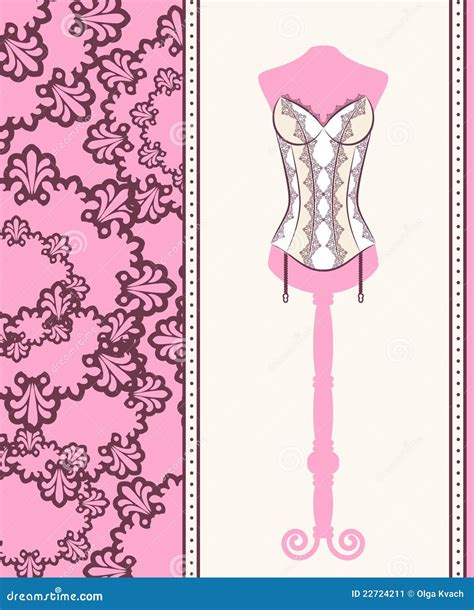 Vintage Corset Stock Vector Illustration Of Figure Beautiful