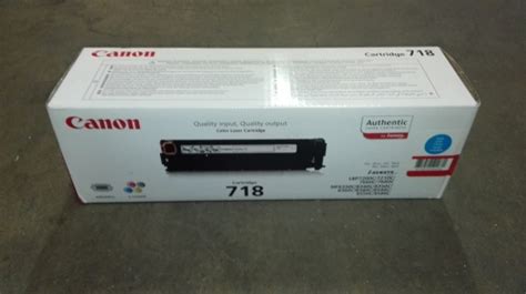 Canon CRG 718 Toner Ctg Cyan 2 9k New Red Side Box MySupplyShop