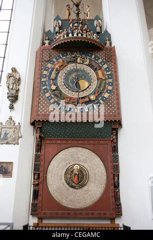 Astronomische Uhr Innere St Marien Kirche Altstadt Rostock