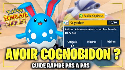 ASTUCE COMMENT AVOIR COGNOBIDON POUR AZUMARIL SUR POKEMON VIOLET