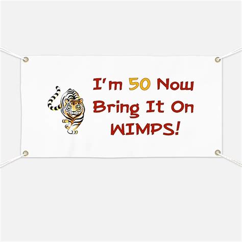 Funny 50Th Birthday Funny 50th Birthday Banners & Signs | Vinyl Banners ...