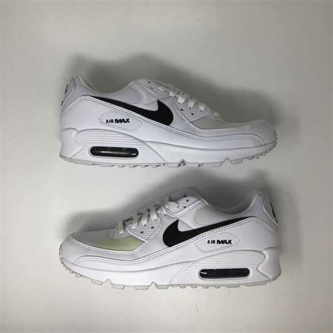 Nike Wmns Air Max 90 White Black | Grailed