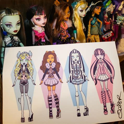 My Print From Garrett Sander Arrived Monsterhigh