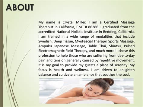 Ppt Massage Therapist In California Powerpoint Presentation Id 11605689