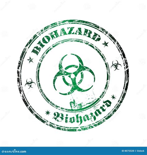 Biohazard rubber stamp stock vector. Illustration of dangerous - 8075528