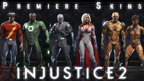 Injustice 2 6 Premiere Skins Youtube