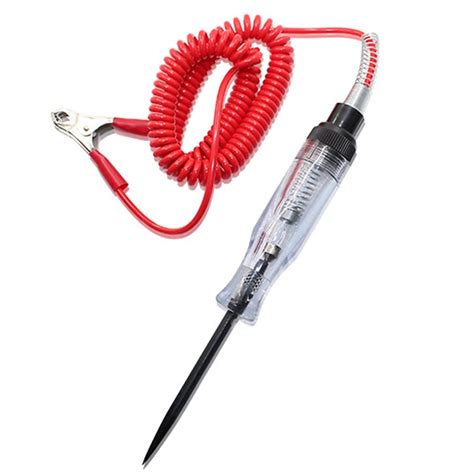 6v 12v 24v Dc Car Truck Voltage Circuit Tester Car Test Voltmet Long