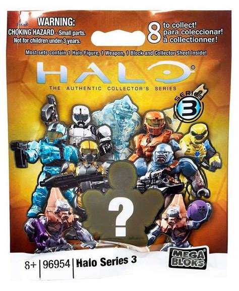 Mega Bloks Halo Series 3 Blind Bag Minifigure Mystery Pack