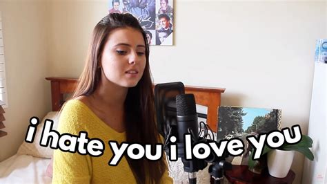 I Hate You I Love You ~ Gnash Ft Olivia Obrien Cover Bree Lenehan Youtube